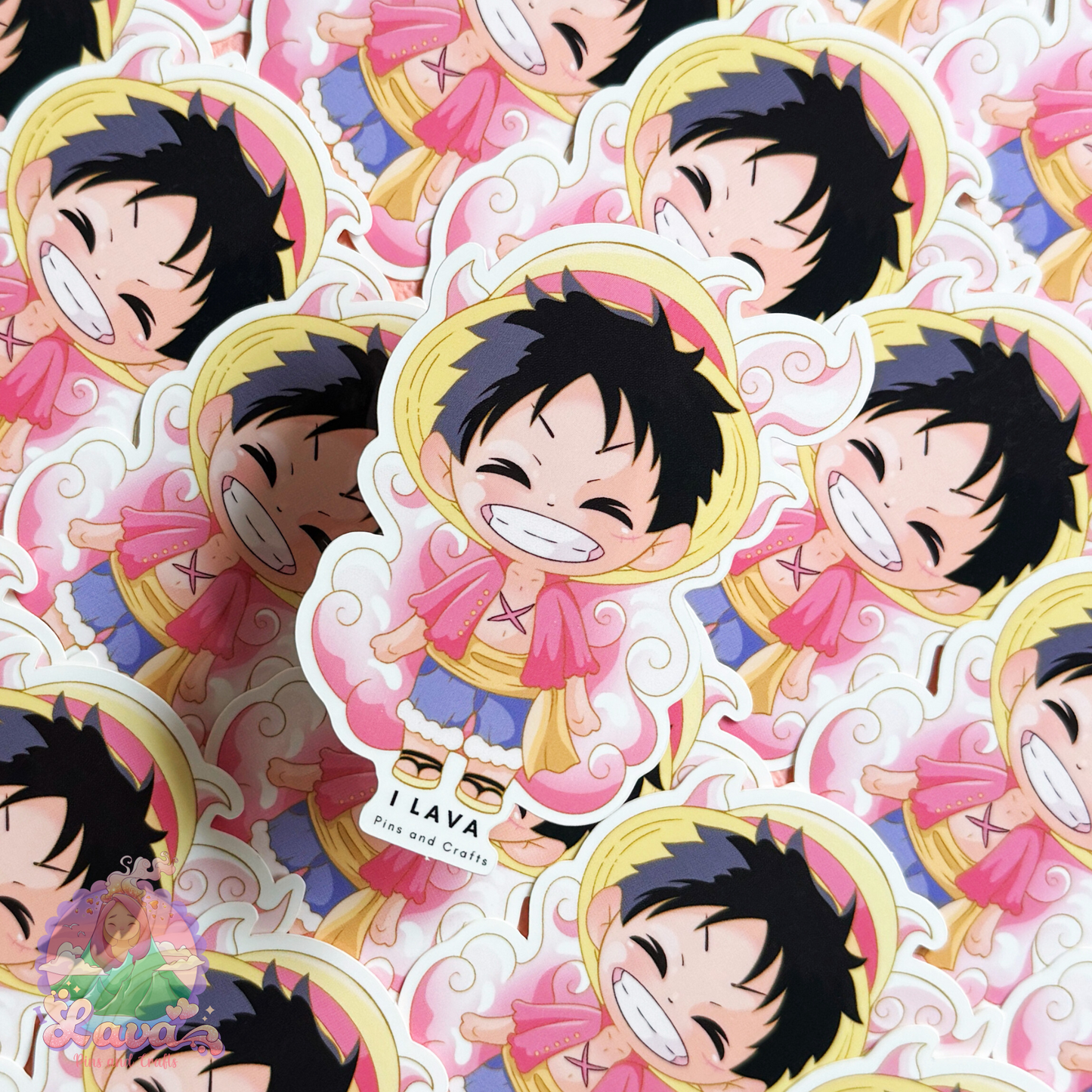 Straw Hat Crew Vinyl Stickers