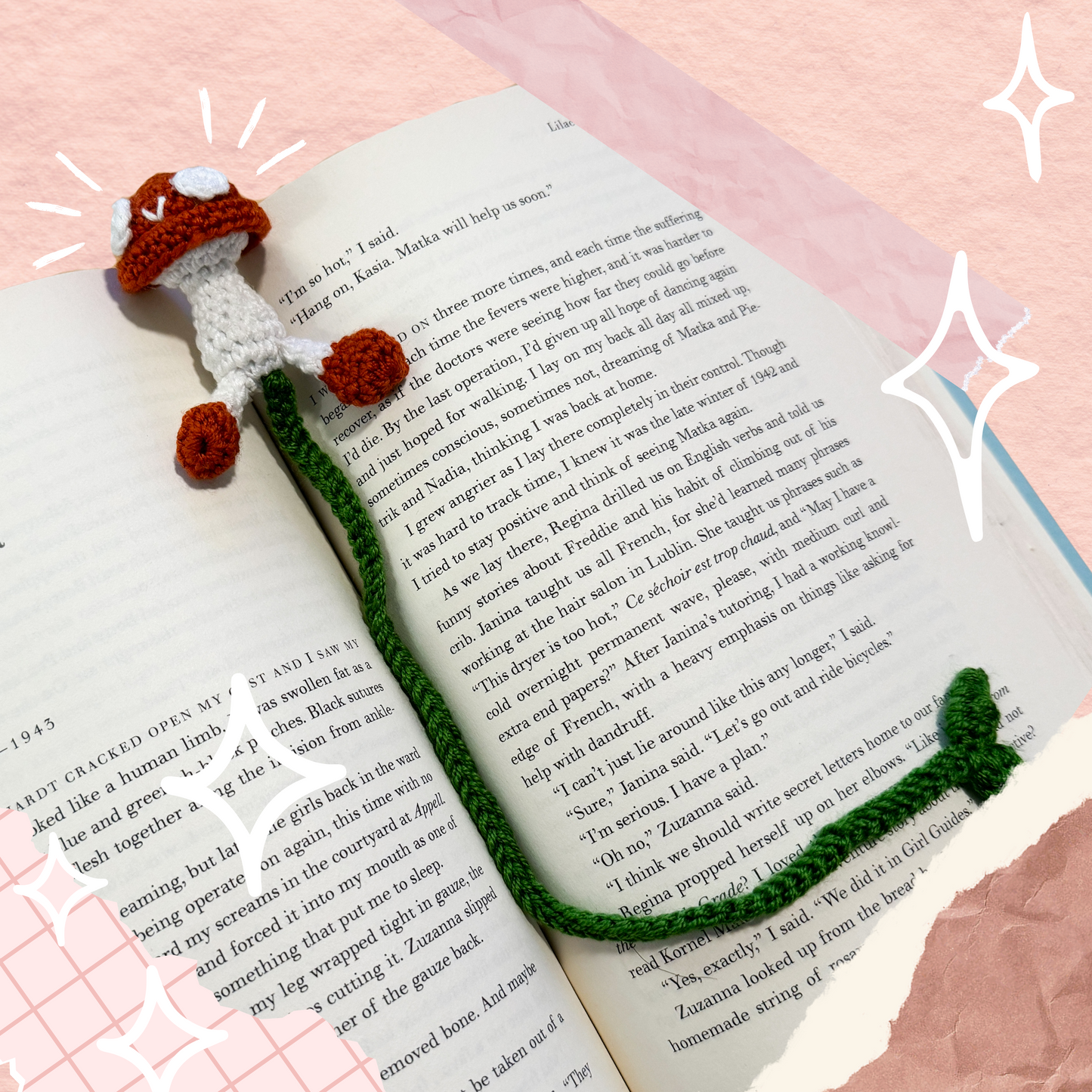 Mushroom Bookmark