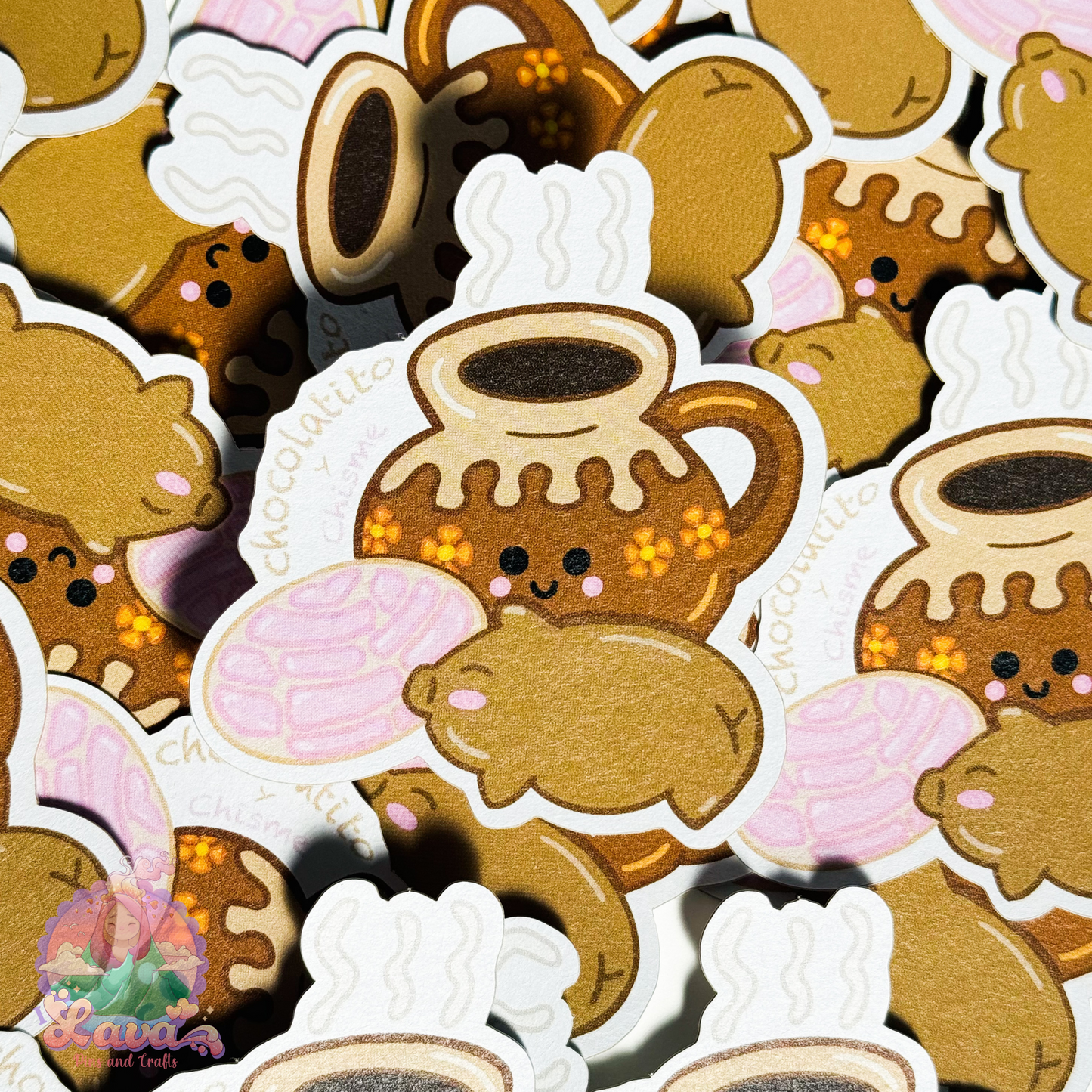 Chocolatito y Chisme Sticker