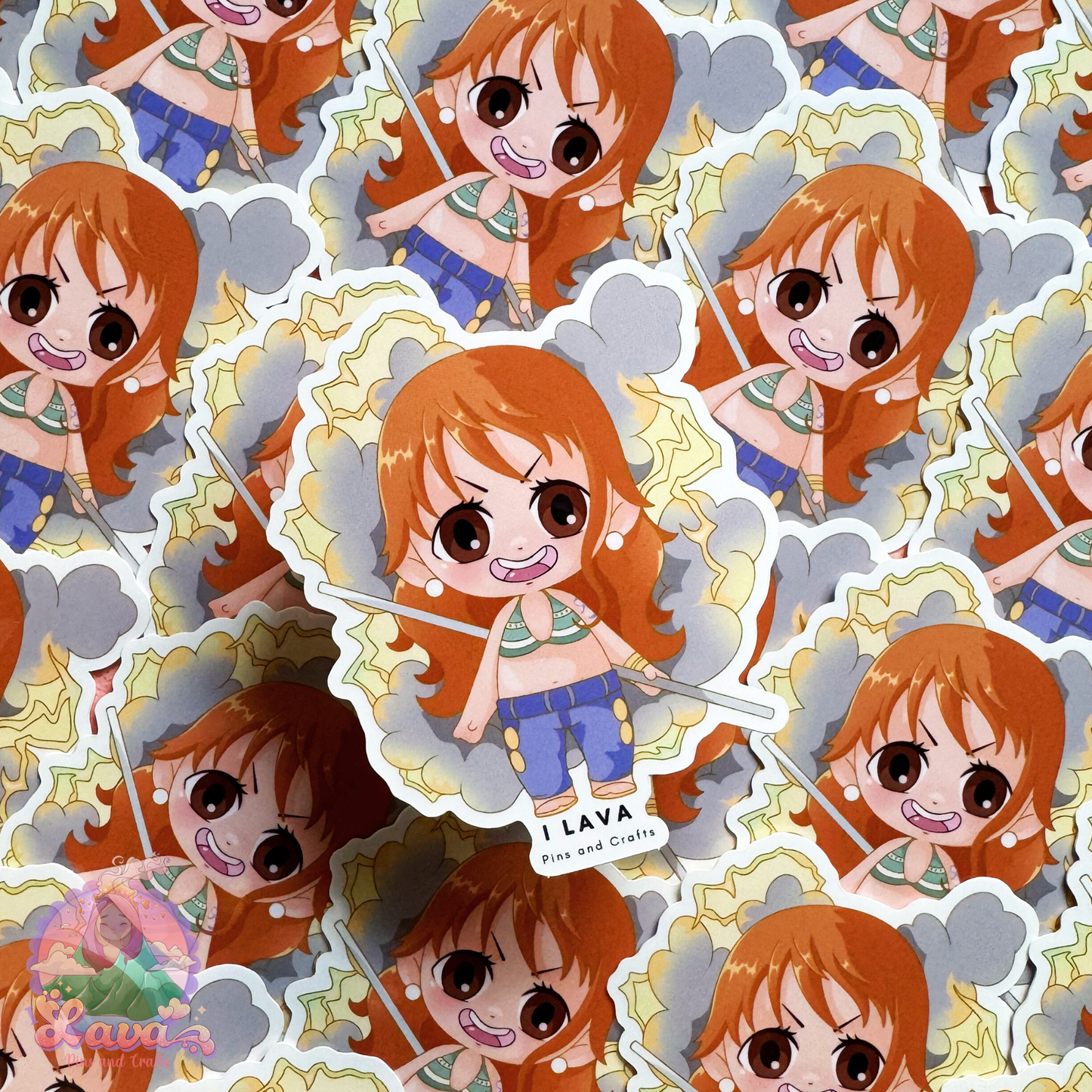 Straw Hat Crew Vinyl Stickers