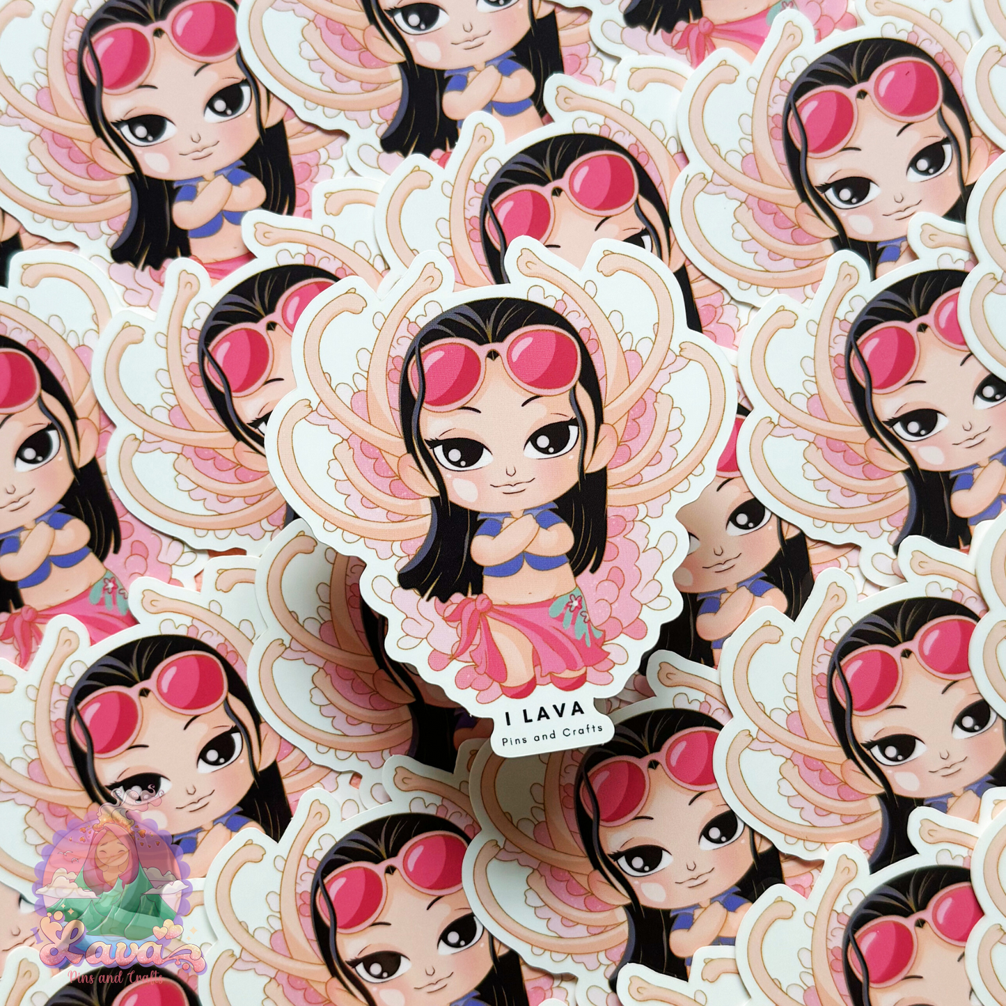 Straw Hat Crew Vinyl Stickers