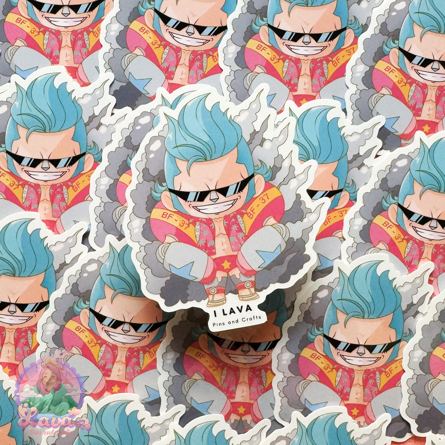 Straw Hat Crew Vinyl Stickers