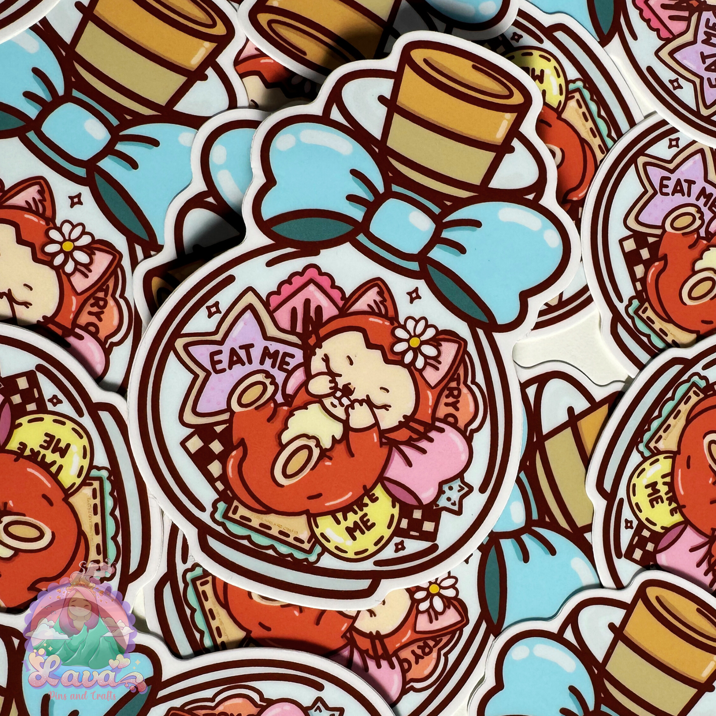 Wonderland Kitten Stickers