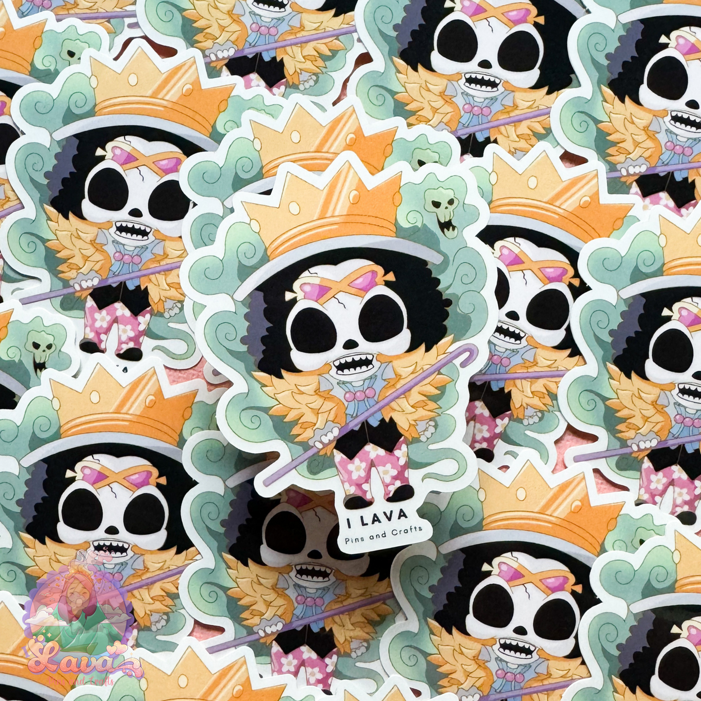 Straw Hat Crew Vinyl Stickers