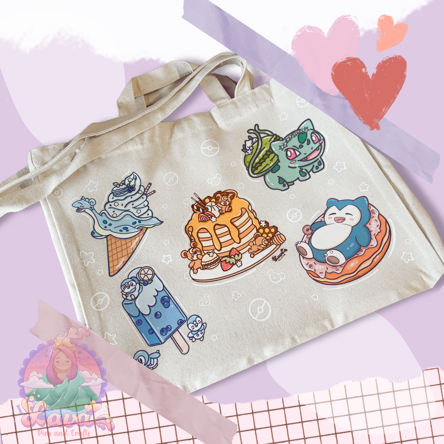 Poke Dessert Tote Bag